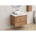 Inter Ceramic Конзолен PVC шкаф за баня BG 9047-75 + 7546-30, с бял плот, Inter Ceramic, 45х53.5х73.5см (BG 9047-75 + 7546-30)