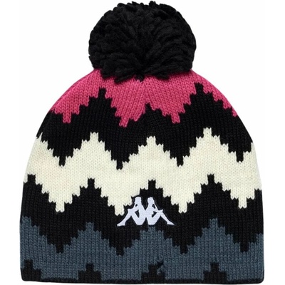 Kappa 6Cento Pomok G Beanie Black/Fuchsia Purple/White/Grey Asphalt Graphic 05 Шапка за ски (331M2HW-A10-05)