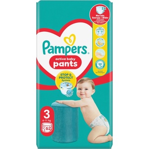 Pampers Pants JumboPack S3 (62 бр. /фол)