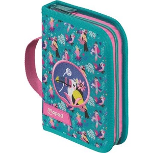Maped Моливник, с пълнеж, с капак, с цип, maped, тропически 967804 (967804)