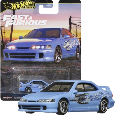 Mattel Hot Wheels Premium Rychle a zběsile CUSTOM ACURA INTEGRA SEDAN GSR 1/5