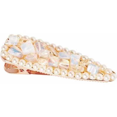 Crystallove Moonstone Hair Clip sponka do vlasov 1 ks
