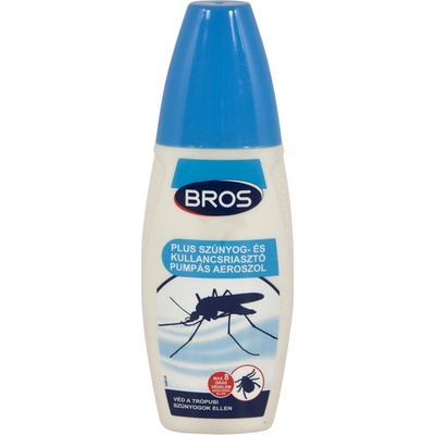 Bros repelent na komáre a kliešte s pumpou aerosol 50 ml