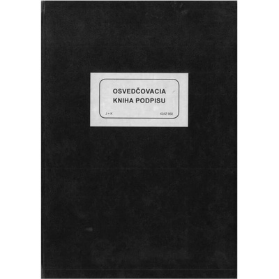 Igaz 902 Osvedcovacia kniha, A4,192 stran