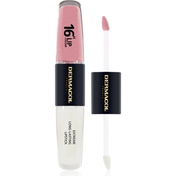 Dermacol 16H Lip Colour дълготрайно червило и гланц за устни цвят 5 2x4ml
