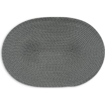 Continenta Prostírání oválné tmavě šedé 45x31 cm – Sleviste.cz