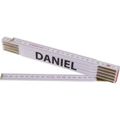 Kola Pirkl Metr skládací 2m DANIEL Profi bílý dřevo