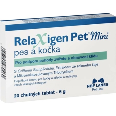 NBF Lanes Relaxigen Pet Mini pro psy a kočky 20 tbl
