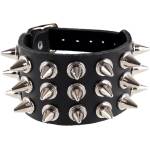 Black & metal гривна „ШИПЦИ 3" - bwz-018