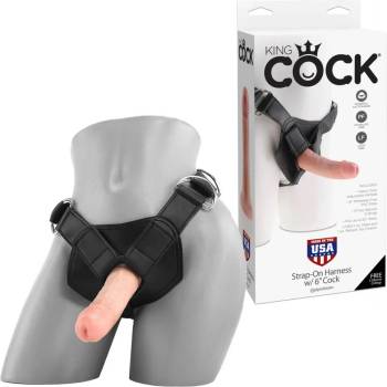 Image 1 of Страп-он с реалистично дилдо, 16, 5см. - Strap-on Harness Cock Flesh (PIPE562121)