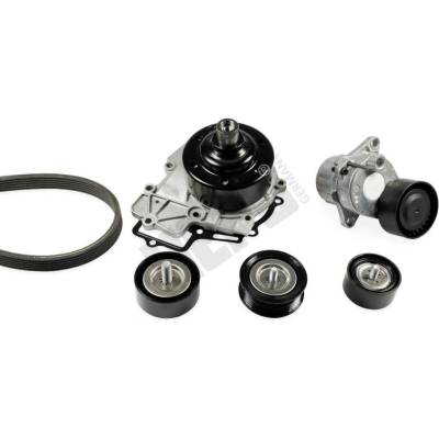 Vodní pumpa + klínový žebrový řemen HEPU PK15161A