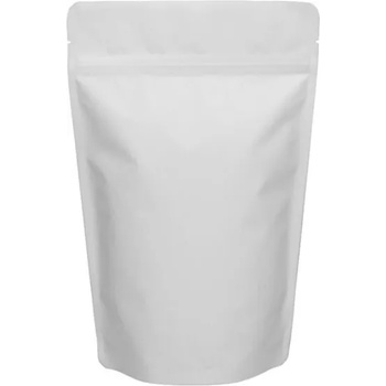 Image 1 of Стоящ хартиен плик с цип 11х18, 5+(2х3, 5), Бял alu