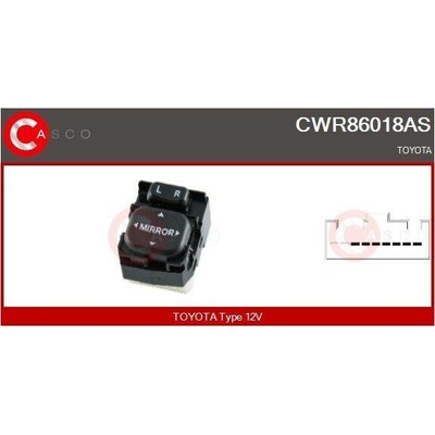 PRZELACZNIK PODNOSNIKA SZYBY PL 7PIN