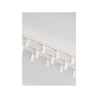 GAROL Trojřadá garnýž kolejnicová komplet PVC 150 cm