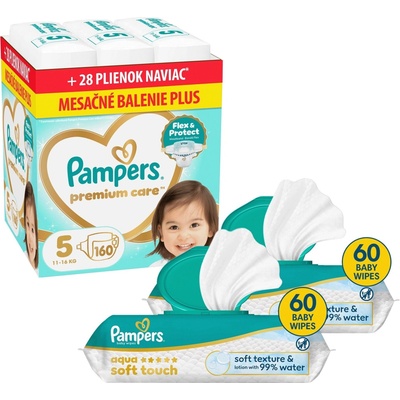 Pampers Premium Care 5 160 ks