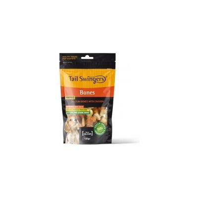 Pet Interest Calcium Bones with Chicken - Вкусно лакомство за кучета - пилешки кокали с калций, 100 гр