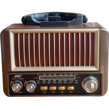 Meiler Ретро радио JOC TG-2502T-S с Bluetooth, USB, SD, FМ, АМ, SW