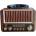 Meiler Ретро радио JOC TG-2502T-S с Bluetooth, USB, SD, FМ, АМ, SW
