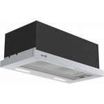 Arielli Абсорбатор Arielli ATH-400IX, за вграждане, телескопичен, енергиен клас C, 65W, въздухопоток 400 m3/h, 1 мотор, метални филтри, инокс (ATH-400IX)