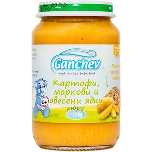 Ганчев пюре картофи и моркови совесени ядки -190 г
