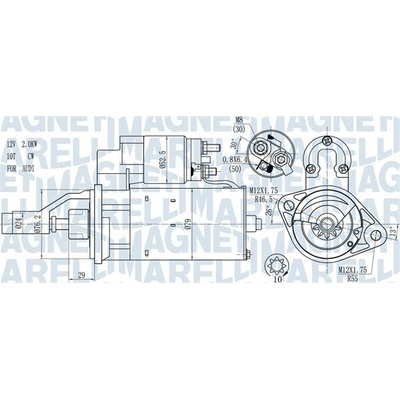 Štartér MAGNETI MARELLI 063721114010