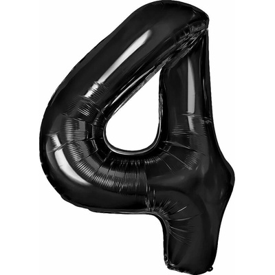 PartyPal Foliové balónky černé č. 0- 9 100cm Číslo: 4