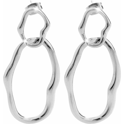 JSB Bijoux Dva nepravidelné prepletené ovály 61410203s