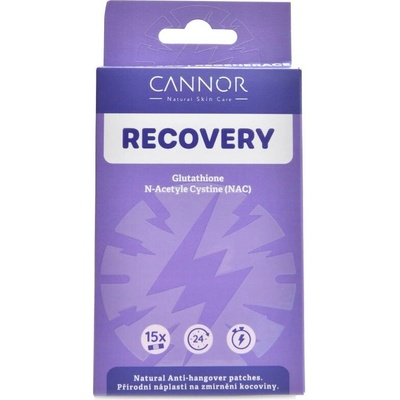 Cannor Přírodní náplasti Recovery 15 ks