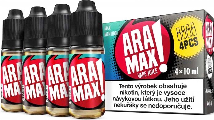 Aramax 4Pack Max Menthol 4 x 10 ml 3 mg