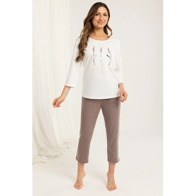 Carmen ecru s potlačou