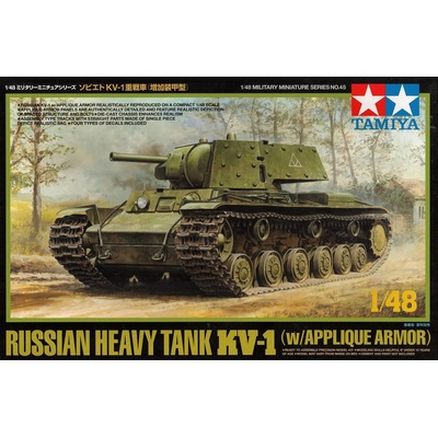 Tamiya KV 1 Soviet Heavy Tank w/ Applique Armor 1:48