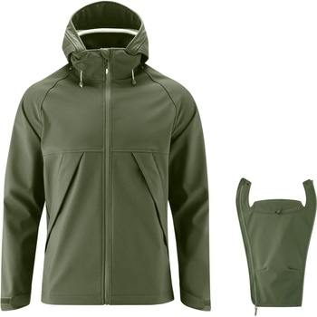 Mamalila Мъжко софтшел яке Mamalila Allrounder Dad Softshell Babywearing Jacket Softshell jacket - Olive - размер XXL (003-3363-0215)