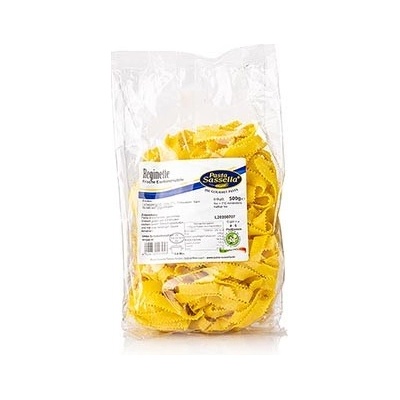Sassella Čerstvé reginette široké těstoviny žebrovaný okraj 10 mm 0,5 kg