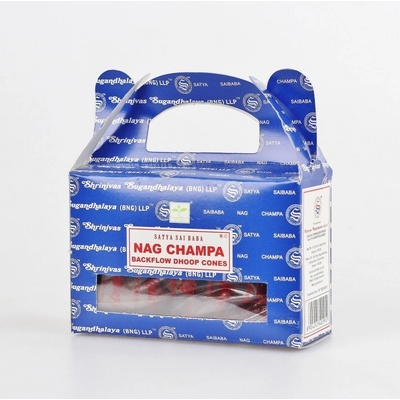 Ancient Wisdom Vonné kužely tekoucí dým Shrinivas Satya Nag Champa 24 ks – Zboží Dáma