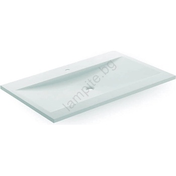 Bathco 0506 - Вградена мивка MANHATTAN 100x45 см смола/бяла (BO0022)