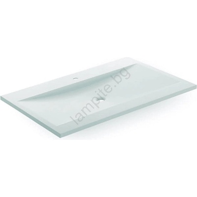 Bathco 0506 - Вградена мивка MANHATTAN 100x45 см смола/бяла (BO0022)