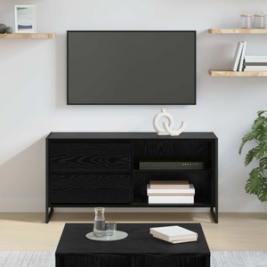 vidaXL ТВ шкаф 100 x 36 x 49, 5 см Черния дъб Инженерна дървесина (886558)
