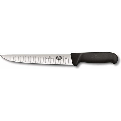 Victorinox 5.5523.20 Fibrox špikovací nôž, 20 cm drážkovaná čepeľ, čierny