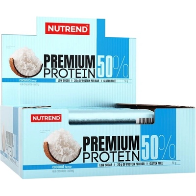 Nutrend Premium Protein Bar [16 x 50 грама] Кокосов орех
