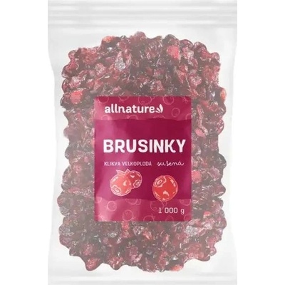 Allnature Brusnica kľučka sušená 1000 g