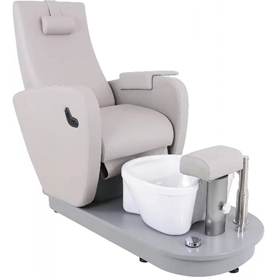 physa Elektrická stolička na ošetrovanie nôh s podnosom na nohy 105 W 200 kg šedá PHYSA HAVANA BEIGE