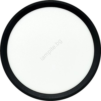 Baterie Centrum LED таванно осветително тяло LED/18W/230V 3000/4000/6500K pr. 23 cm черно (BC0715)