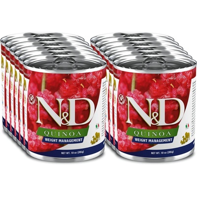 N&D Dog Quinoa Weight Management 12 x 285 g