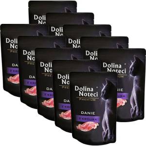Dolina Noteci Premium Котешка Чиния с Заек 10 x 85 г