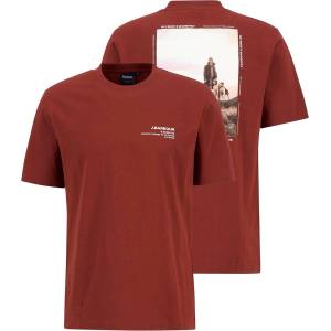 Barbour Тениска Barbour Mens Parkend Graphic T-Shirt - Fired Brck RE72