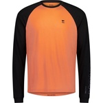Mons Royale Фланелка с дълъг ръкав за колоездене Mons Royale Tarn Merino L/S Merino longsleeve - Sun Orange / Black - размер XXL (056-3550-0415)