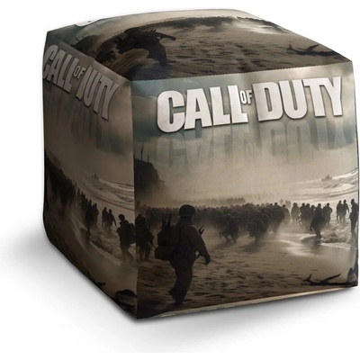 Sablio Taburet Cube Call of Duty Normandia: 40x40x40 cm