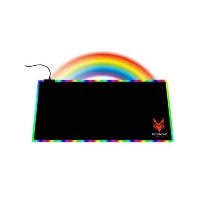 GCOM360 Геймпад gcom360 xxl, 900 x 400 мм, led rgb осветление, 14 режима на осветление, водоустойчив, черен, gc36xxl - b09bl1tr