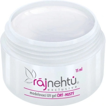 Ráj nehtů UV gel modelovací čirý velmi hustý 15 ml