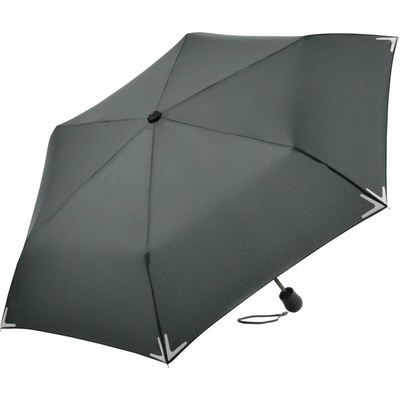 Fare Deštník Fare Safebrella® 5171 s LED svítilnou, mini, skládací COT46517107699-grey Šedá UNI